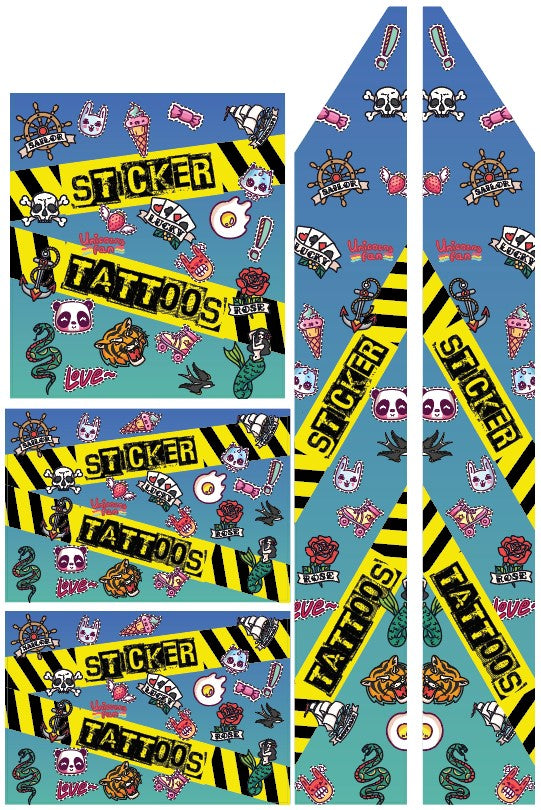 Tattoo Dispenser Decal Kit