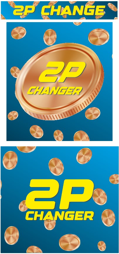 2p Change Machine Decal Kit